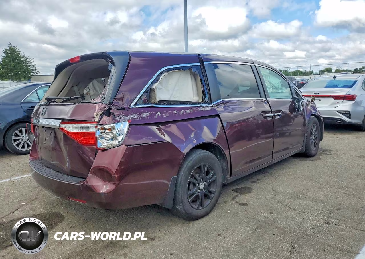 2011 Honda Odyssey Exl VIN:5FNRL5H67BB055344 - 3