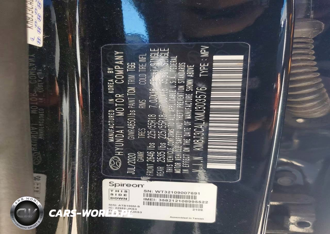 2021 Hyundai Tucson Sel VIN:KM8J3CALXMU303576 - 12