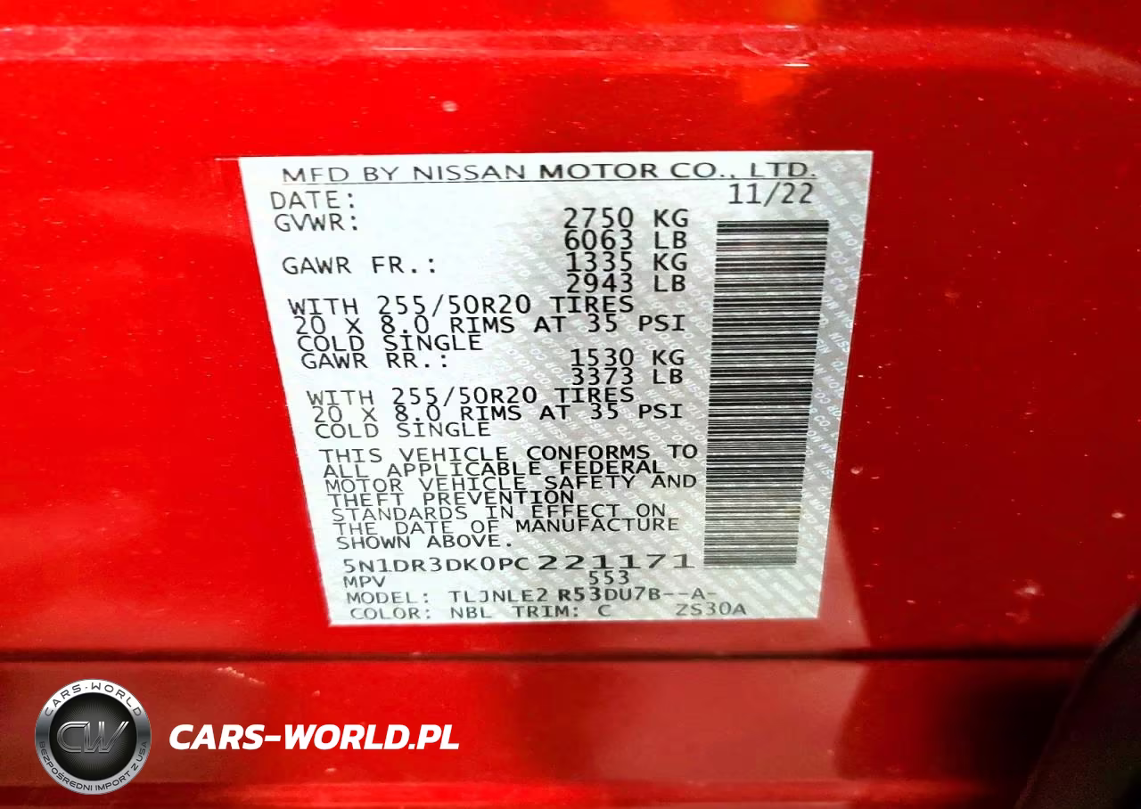 2023 Nissan Pathfinder Platinum VIN:5N1DR3DK0PC221171 - 13