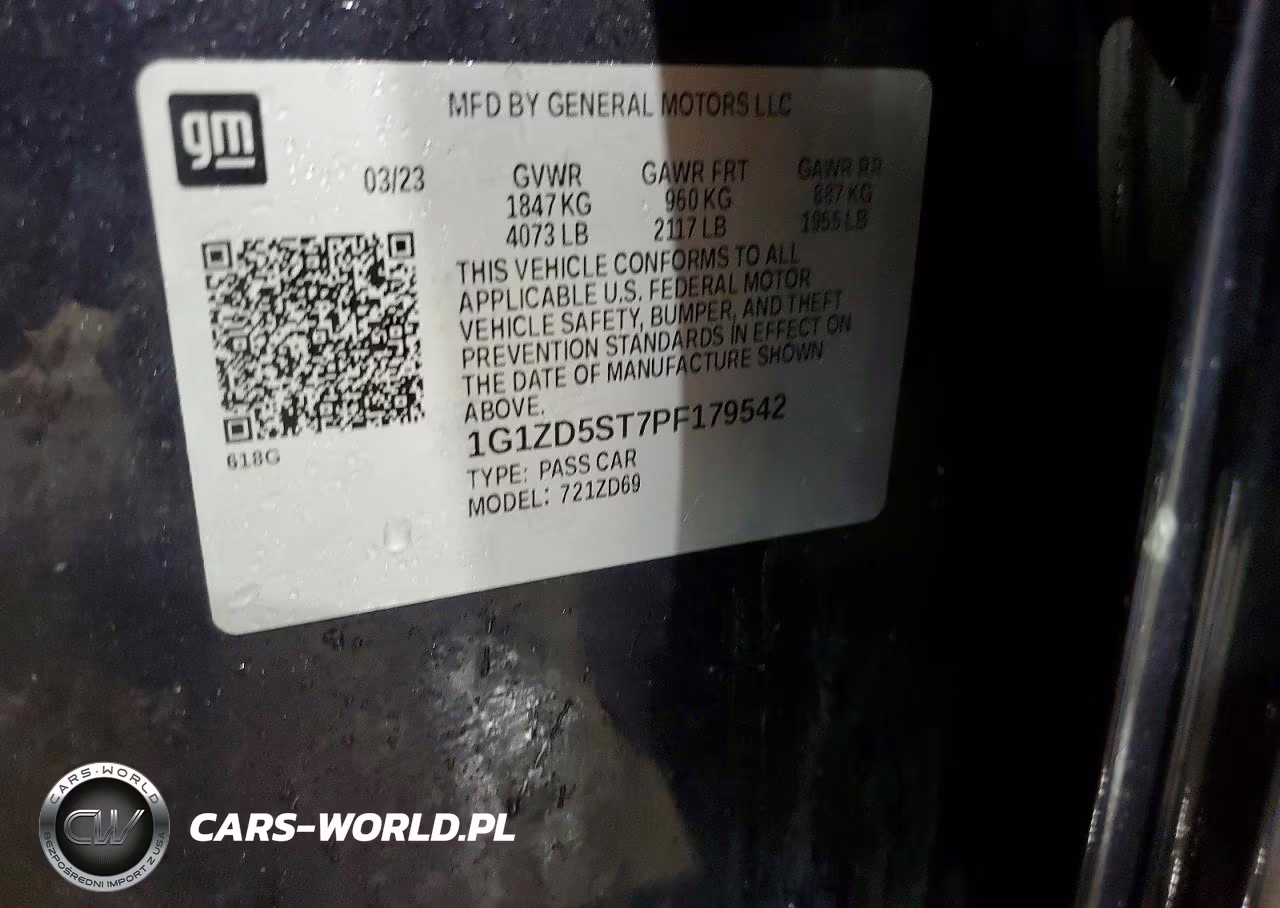 2023 Chevrolet Malibu Lt VIN:1G1ZD5ST7PF179542 - 12