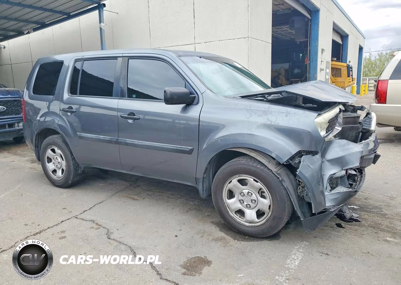 2012 Honda Pilot Lx VIN:5FNYF3H23CB039003 - 4
