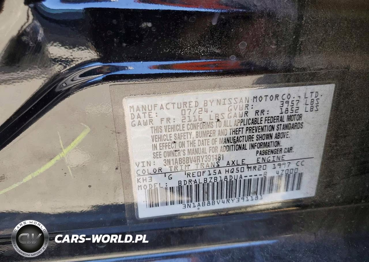 2024 Nissan Sentra S VIN:3N1AB8BV4RY391181 - 12