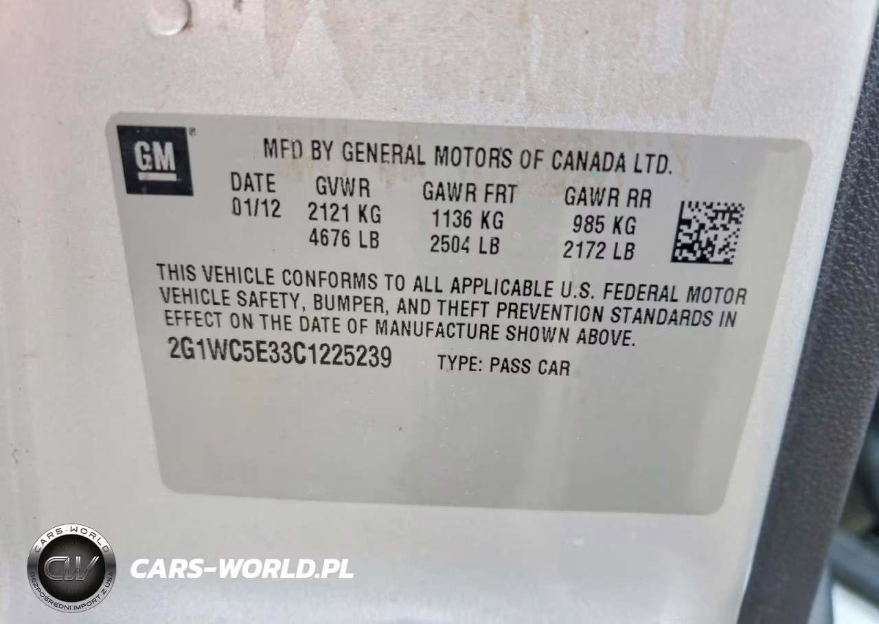 2012 Chevrolet Impala Ltz VIN:2G1WC5E33C1225239 - 12