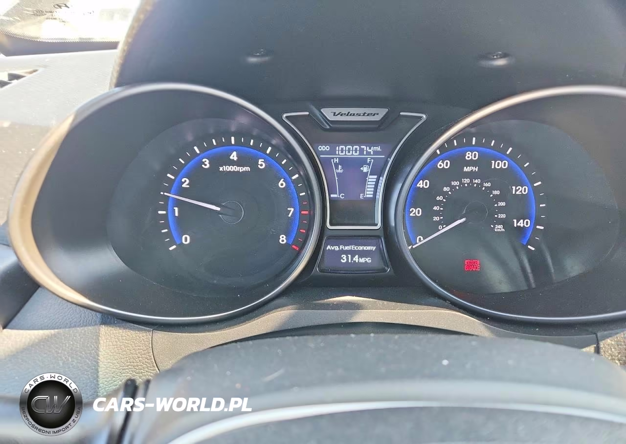 2015 Hyundai Veloster Turbo VIN:KMHTC6AE5FU230227 - 9