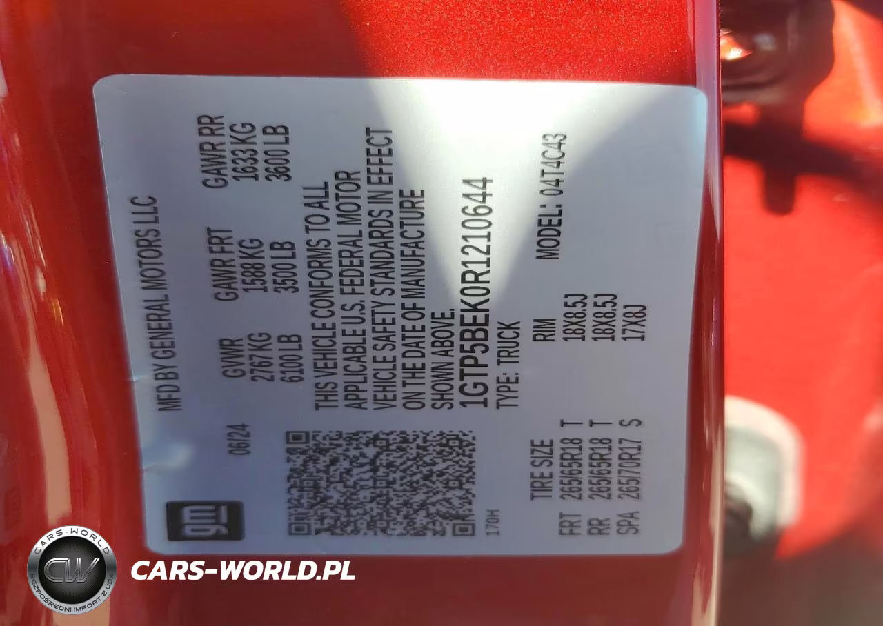 2024 GMC Canyon Elevation VIN:1GTP5BEK0R1210644 - 12