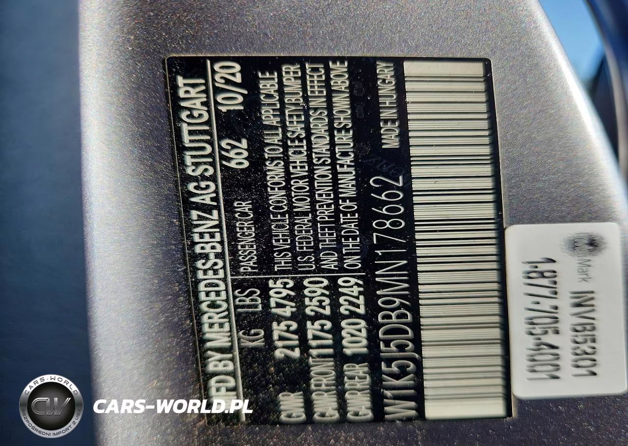 2021 Mercedes-Benz Cla 45 Amg VIN:W1K5J5DB9MN178662 - 12
