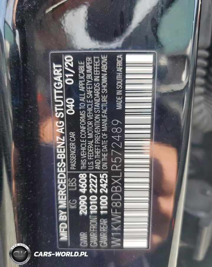 2020 Mercedes-Benz C 300 VIN:W1KWF8DBXLR572489 - 12
