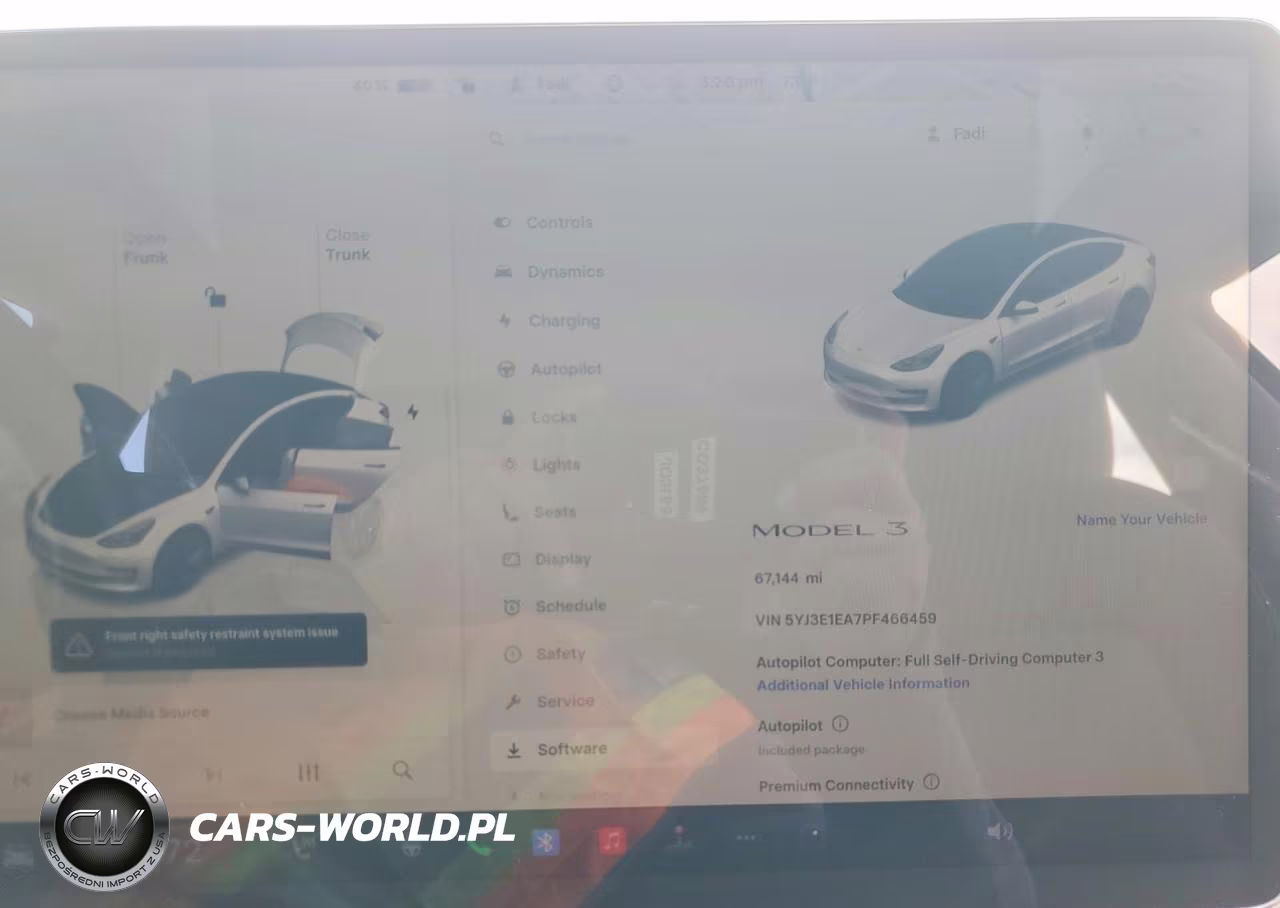 2023 Tesla Model 3 VIN:5YJ3E1EA7PF466459 - 9