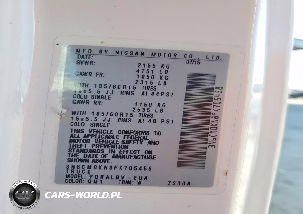 2015 Nissan Nv200 Delivery Van VIN:3N6CM0KN8FK705458 - 13