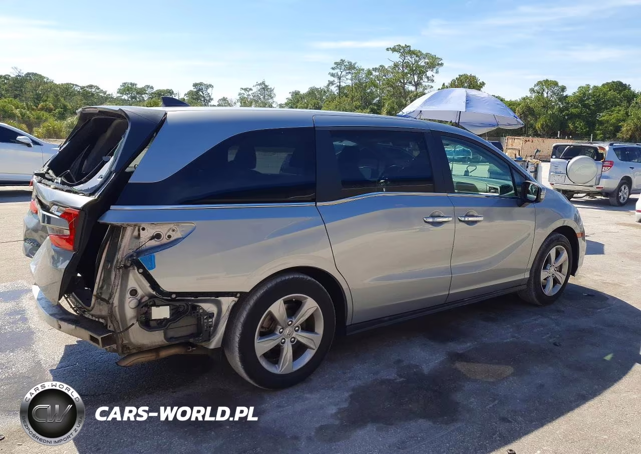 2019 Honda Odyssey Exl VIN:5FNRL6H72KB123404 - 3