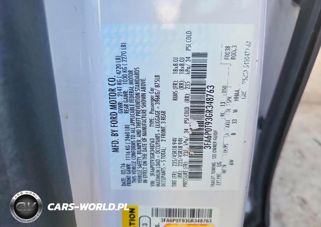 2016 Ford Fusion Se VIN:3FA6P0T93GR348763 - 12