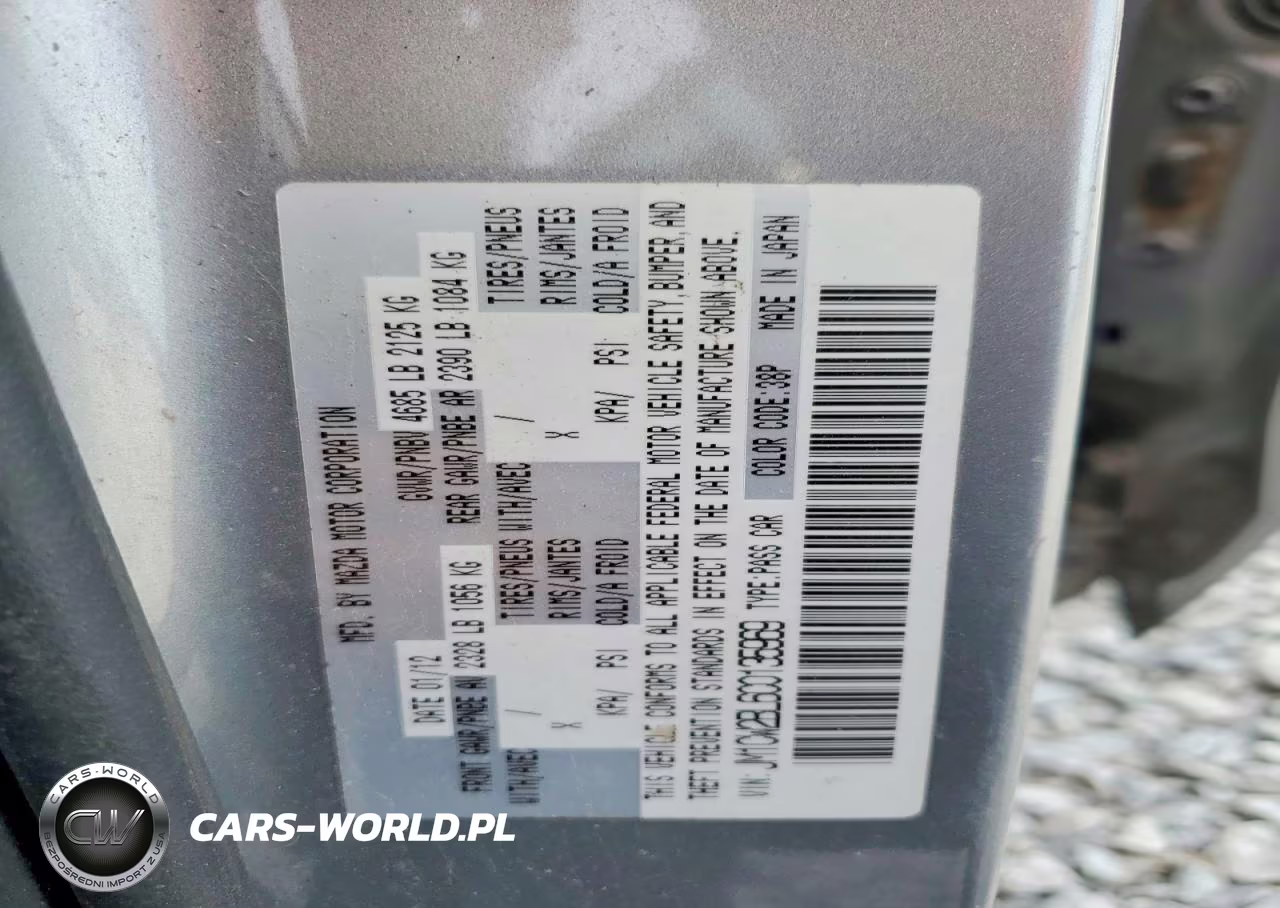 2012 Mazda 5 VIN:JM1CW2BL6C0135969 - 14
