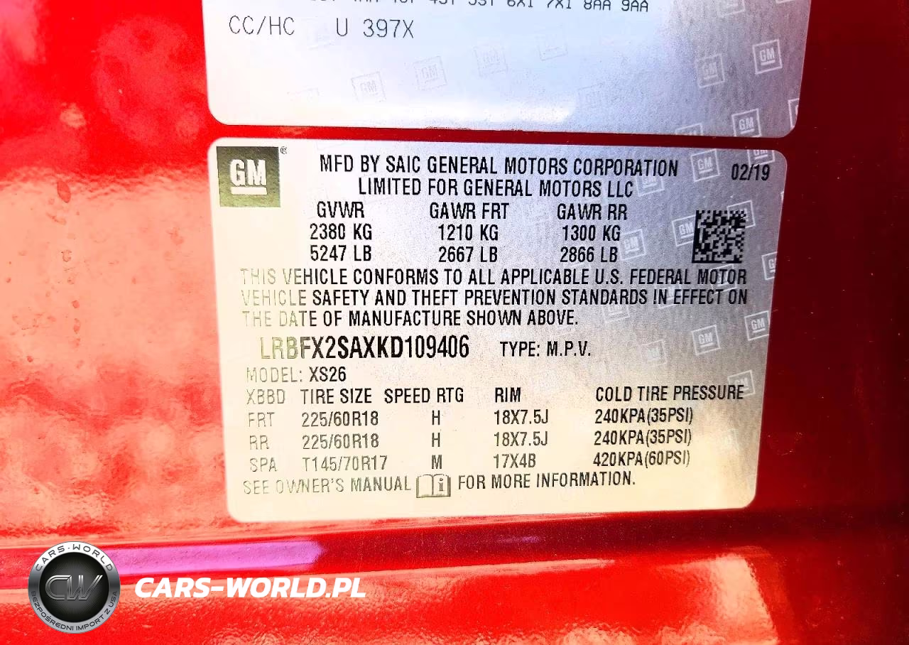 2019 Buick Envision Essence VIN:LRBFX2SAXKD109406 - 13