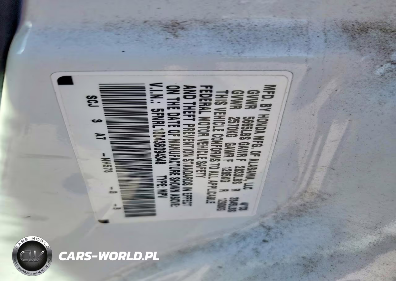 2003 Honda Odyssey Exl VIN:5FNRL18043B094348 - 13