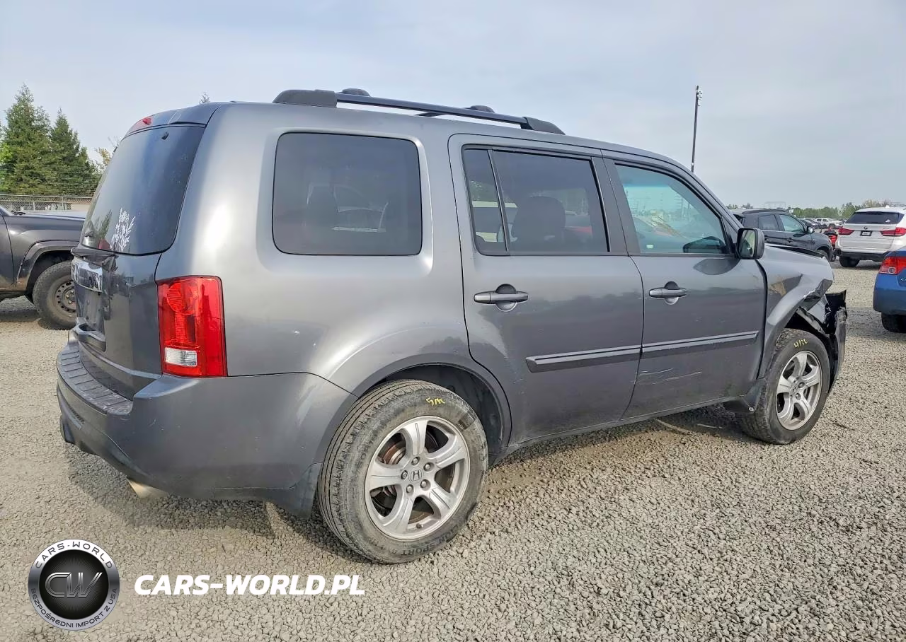 2013 Honda Pilot Exl VIN:5FNYF3H51DB002902 - 3