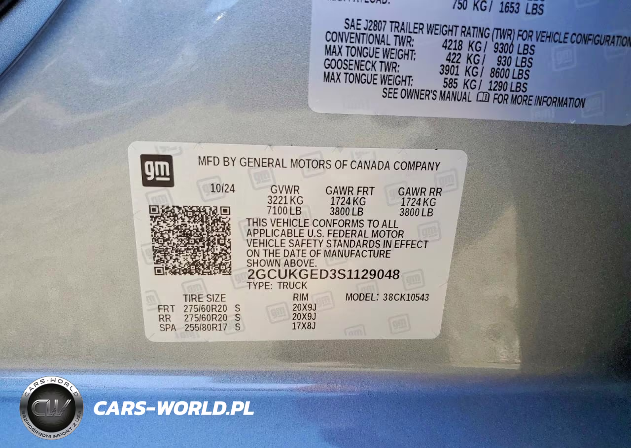2025 Chevrolet Silverado K1500 Ltz VIN:2GCUKGED3S1129048 - 13