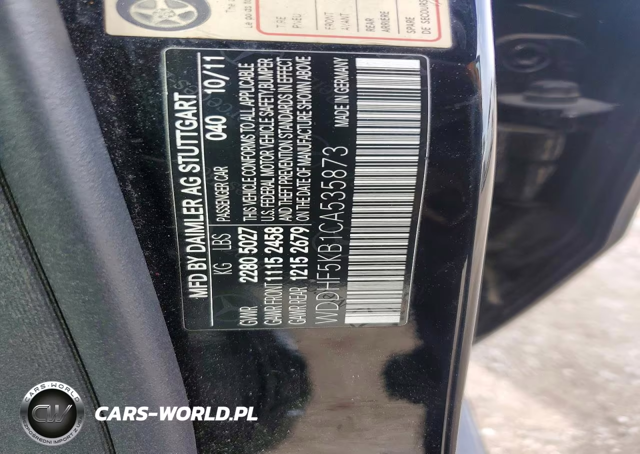 2012 Mercedes-Benz E 350 VIN:WDDHF5KB1CA535873 - 12