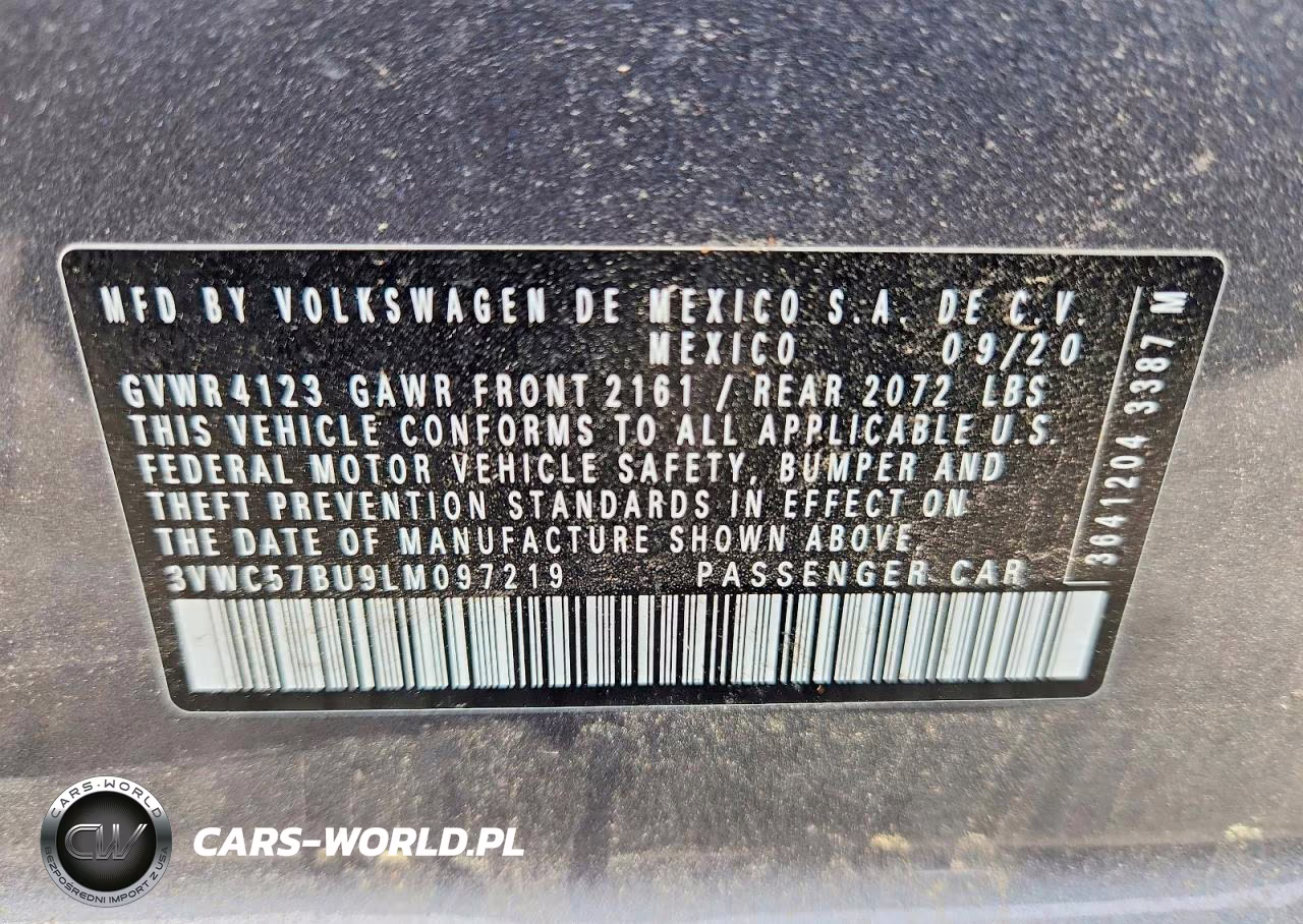 2020 Volkswagen Jetta S VIN:3VWC57BU9LM097219 - 13