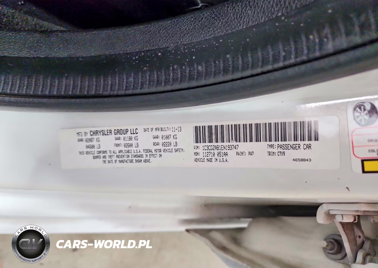 2014 Dodge Avenger Se VIN:1C3CDZAB1EN193747 - 13