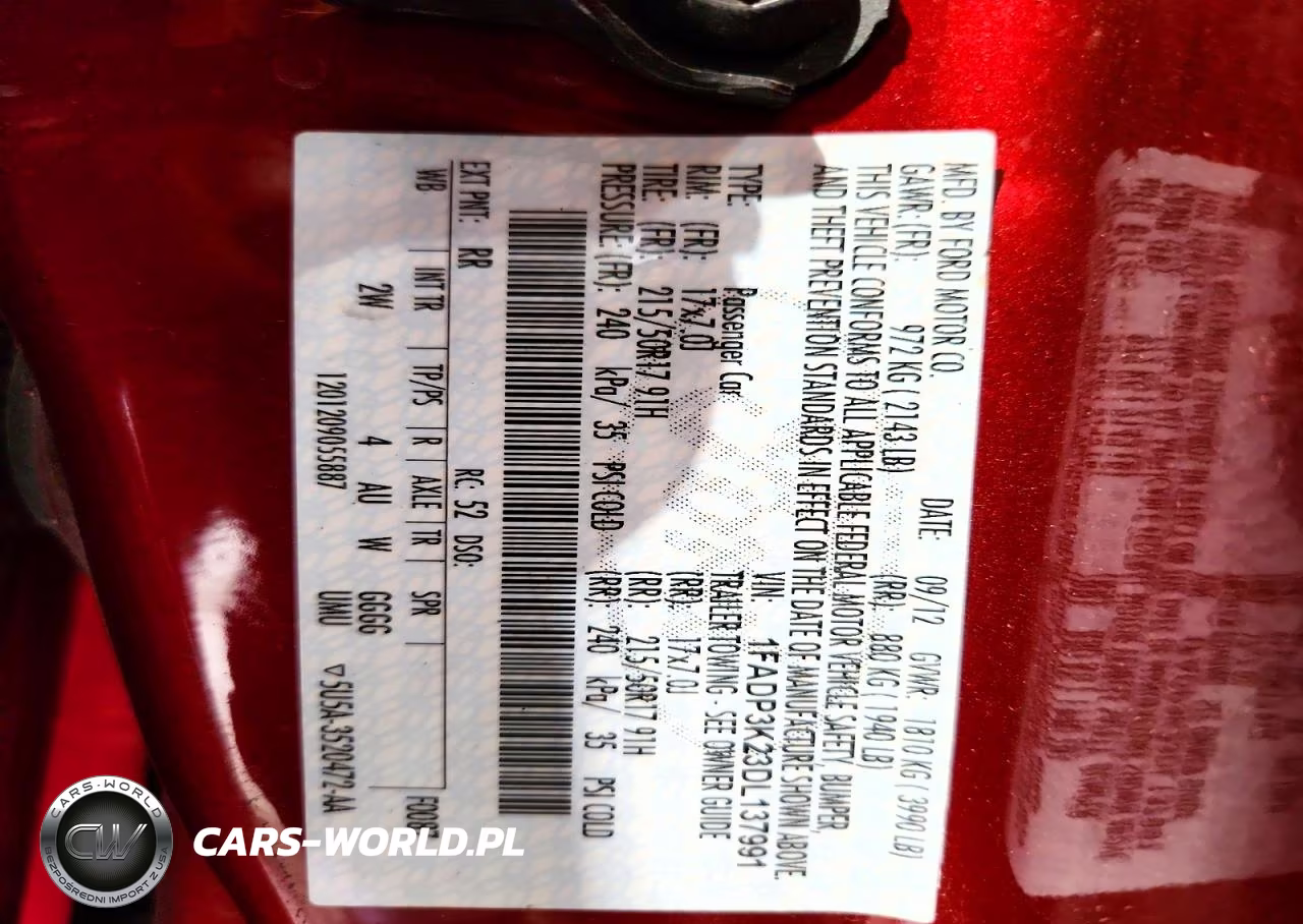 2013 Ford Focus Se VIN:1FADP3K23DL137991 - 12