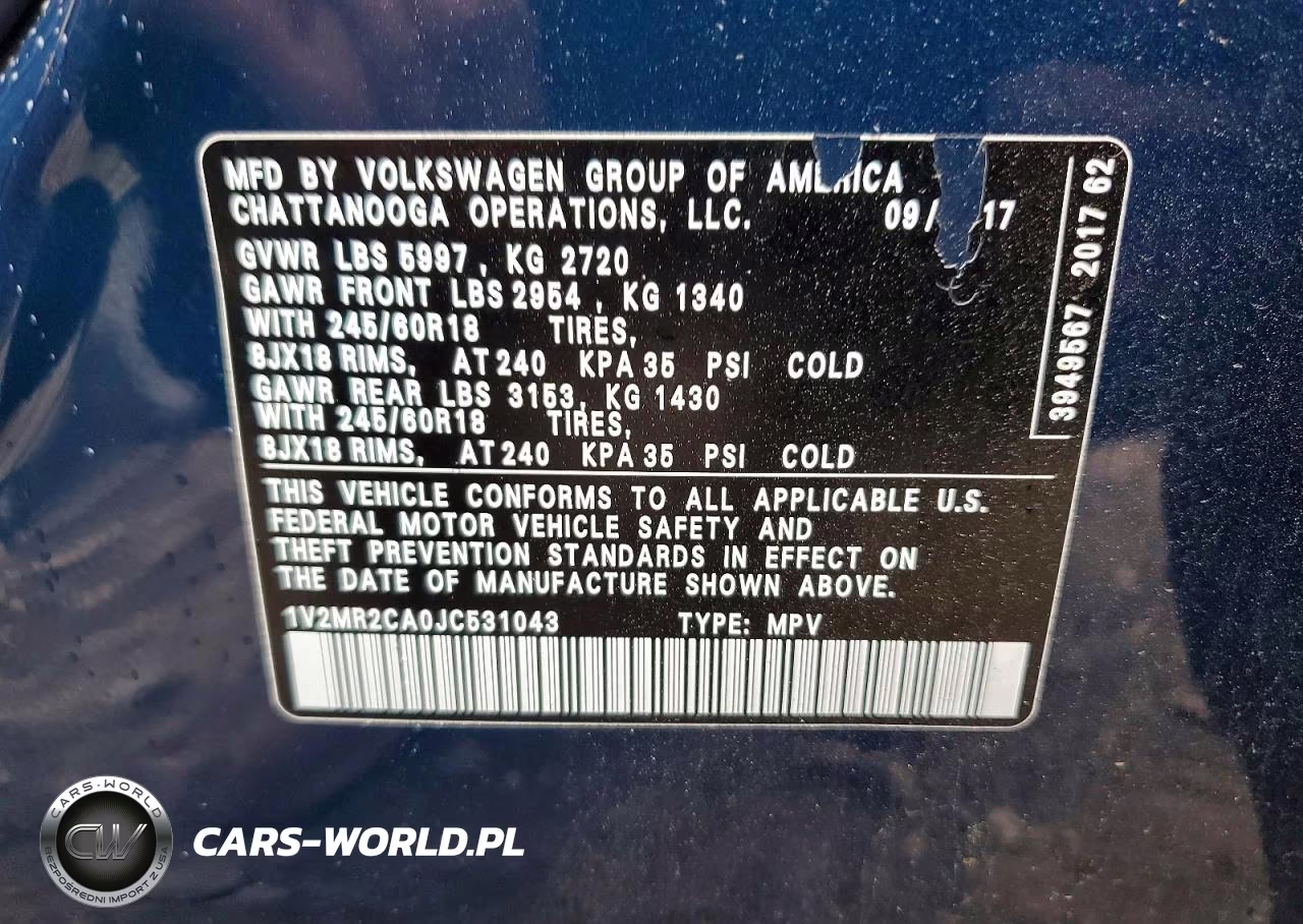 2018 Volkswagen Atlas Sel VIN:1V2MR2CA0JC531043 - 13