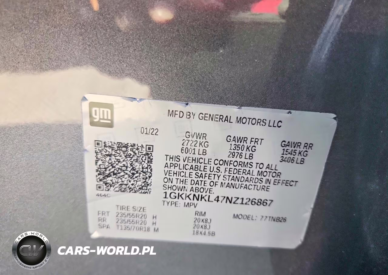 2022 GMC Acadia Sle VIN:1GKKNKL47NZ126867 - 12