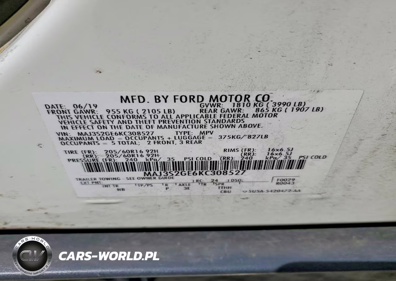 2019 Ford Ecosport Se VIN:MAJ3S2GE6KC308527 - 13