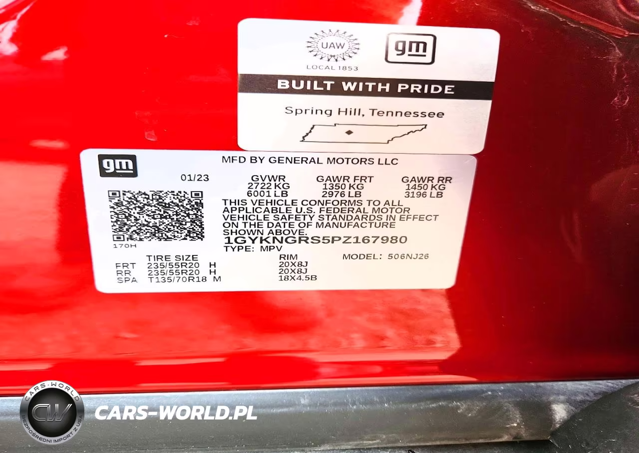 2023 Cadillac Xt5 Sport VIN:1GYKNGRS5PZ167980 - 12