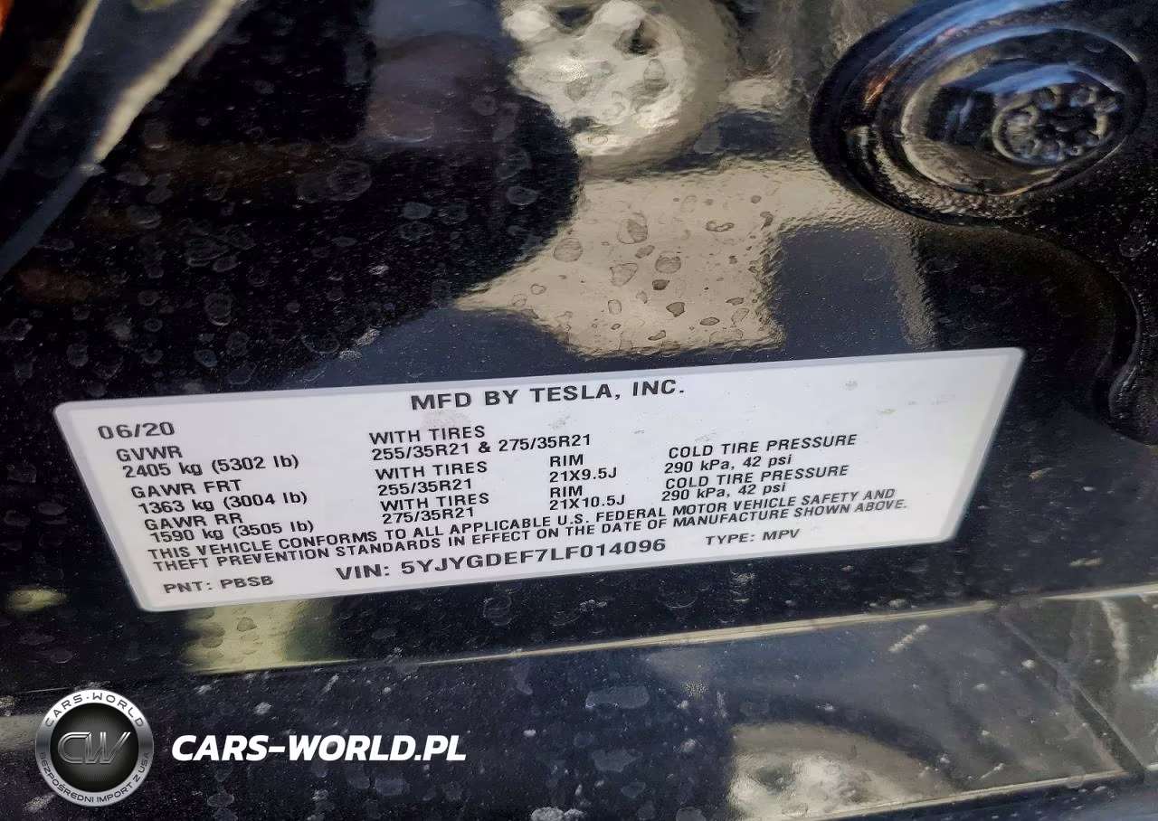 2020 Tesla Model Y VIN:5YJYGDEF7LF014096 - 13