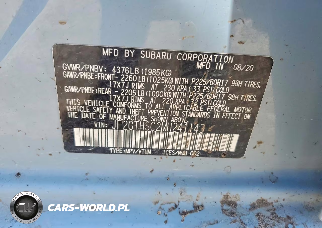 2021 Subaru Crosstrek Sport VIN:JF2GTHSC2MH241143 - 12