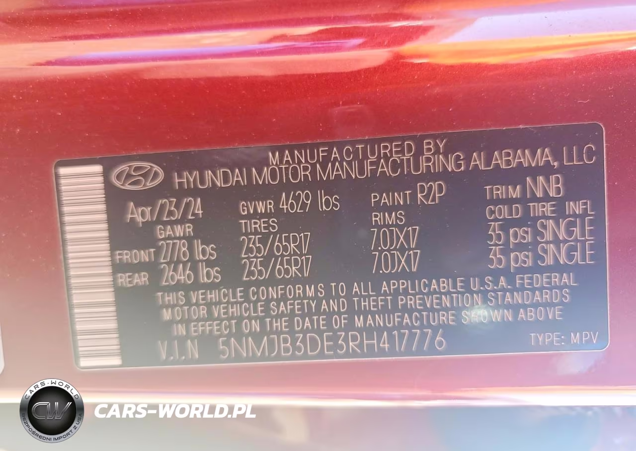 2024 Hyundai Tucson Sel VIN:5NMJB3DE3RH417776 - 14