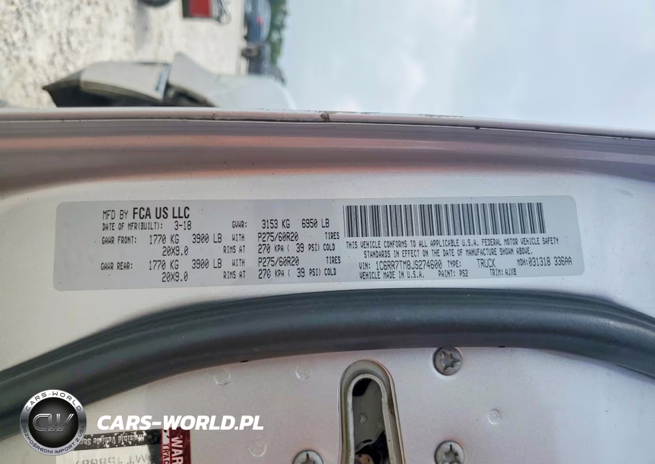 2018 Ram 1500 Slt VIN:1C6RR7TM8JS274600 - 12