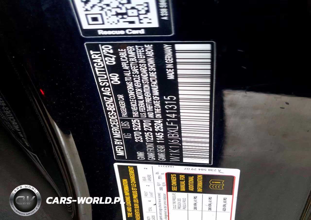 2020 Mercedes-Benz E 450 4Matic VIN:W1K1J6JBXLF141315 - 13