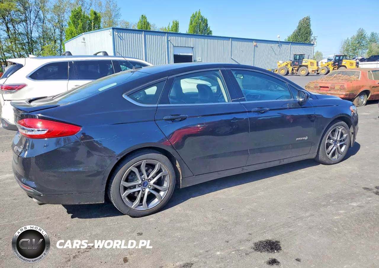 2017 Ford Fusion Se Hybrid VIN:3FA6P0LU7HR316341 - 3