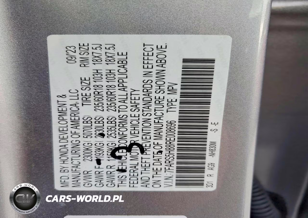 2024 Honda Cr-V Sport-L VIN:7FARS5H88RE008696 - 13