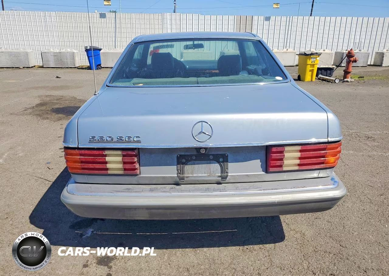 1982 Mercedes-Benz 380 Sec VIN:WDBCA43A6CB001733 - 6
