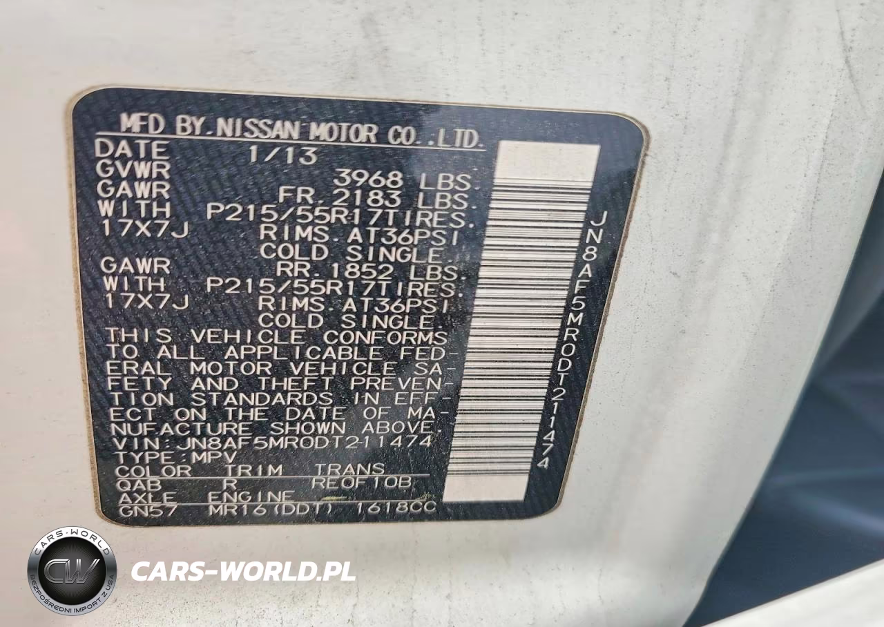 2013 Nissan Juke S VIN:JN8AF5MR0DT211474 - 12