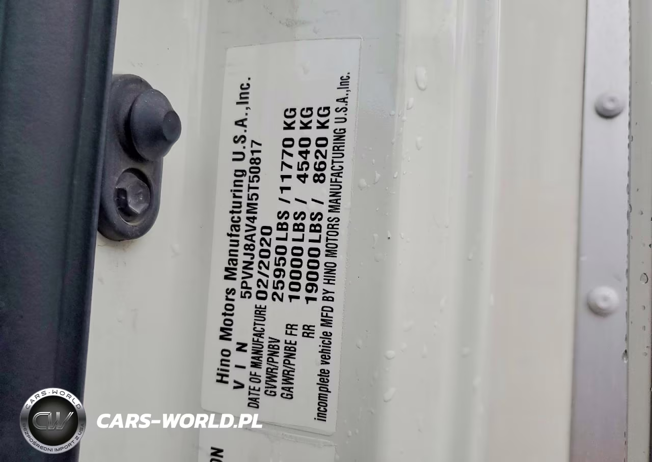 2021 Hino Hino L6 - Semi Truck VIN:5PVNJ8AV4M5T50817 - 12