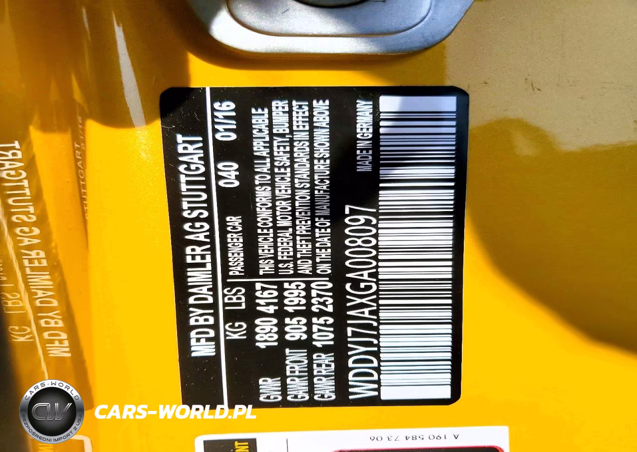 2016 Mercedes-Benz Amg Gt S VIN:WDDYJ7JAXGA008097 - 12