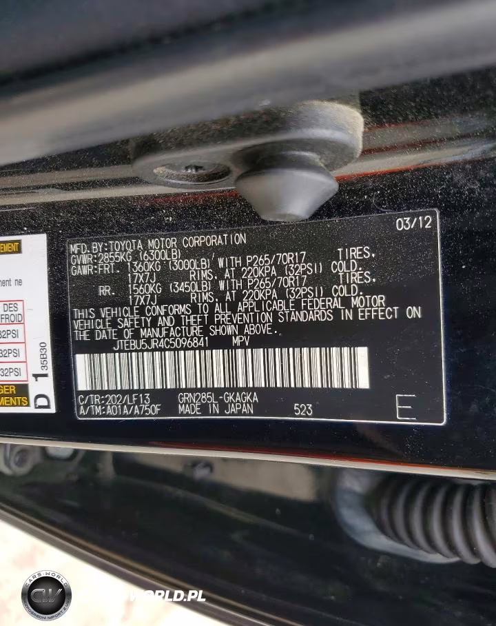 2012 Toyota 4Runner Sr5 VIN:JTEBU5JR4C5096841 - 14