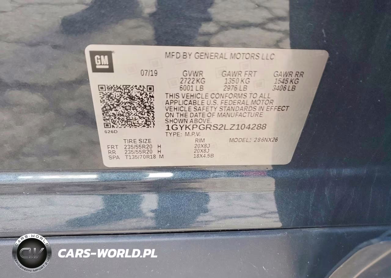 2020 Cadillac Xt6 Sport VIN:1GYKPGRS2LZ104288 - 13