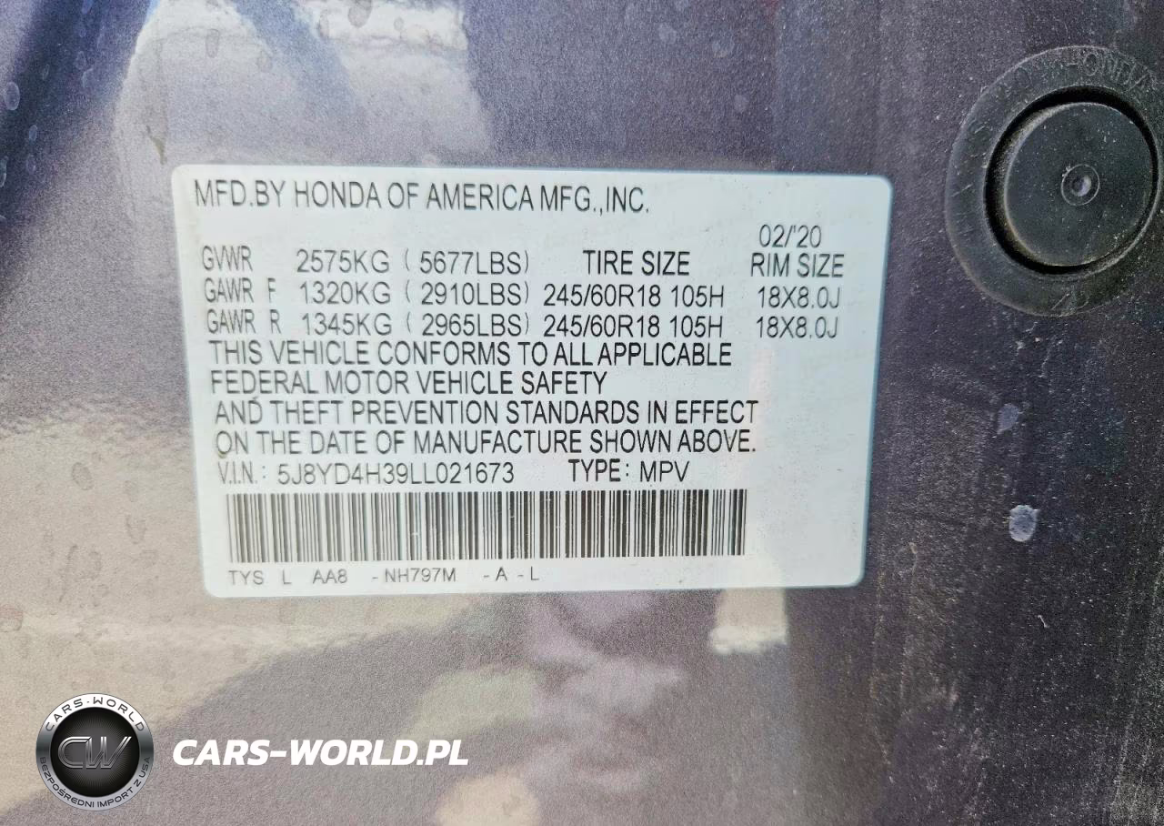 2020 Acura Mdx VIN:5J8YD4H39LL021673 - 13
