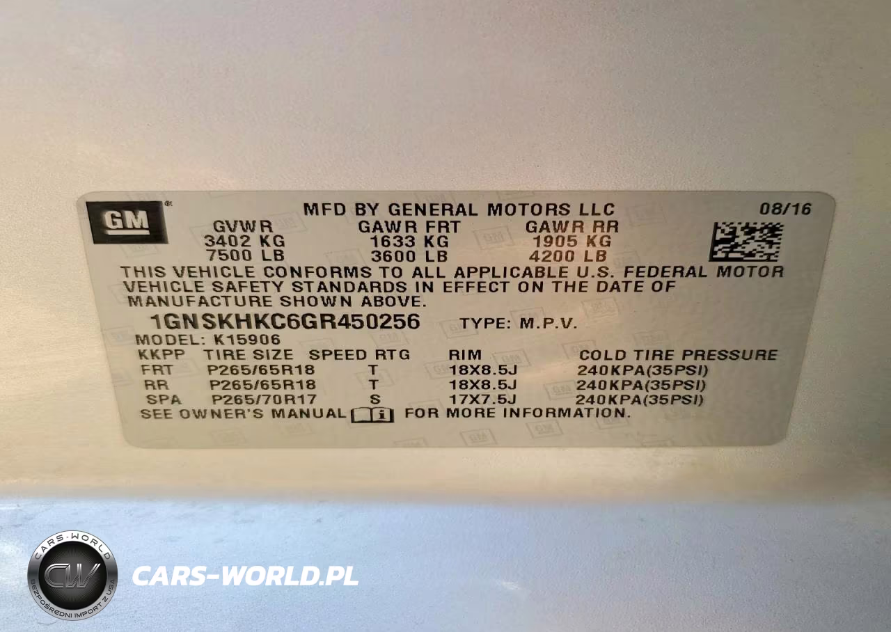 2016 Chevrolet Suburban K1500 Lt VIN:1GNSKHKC6GR450256 - 13