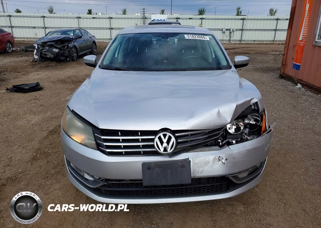 2013 Volkswagen Passat Se VIN:1VWBN7A34DC066645 - 5