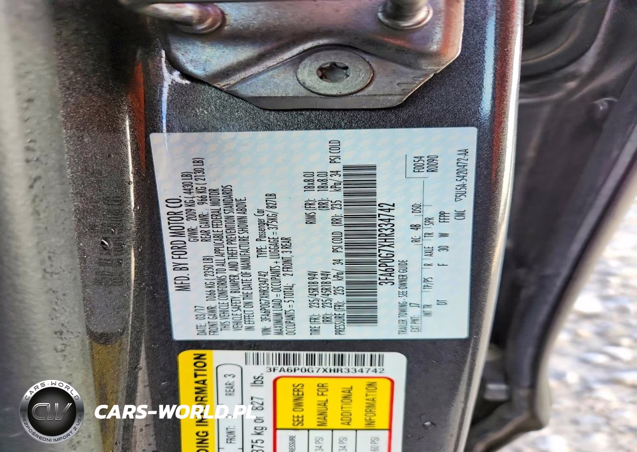 2017 Ford Fusion S VIN:3FA6P0G7XHR334742 - 12