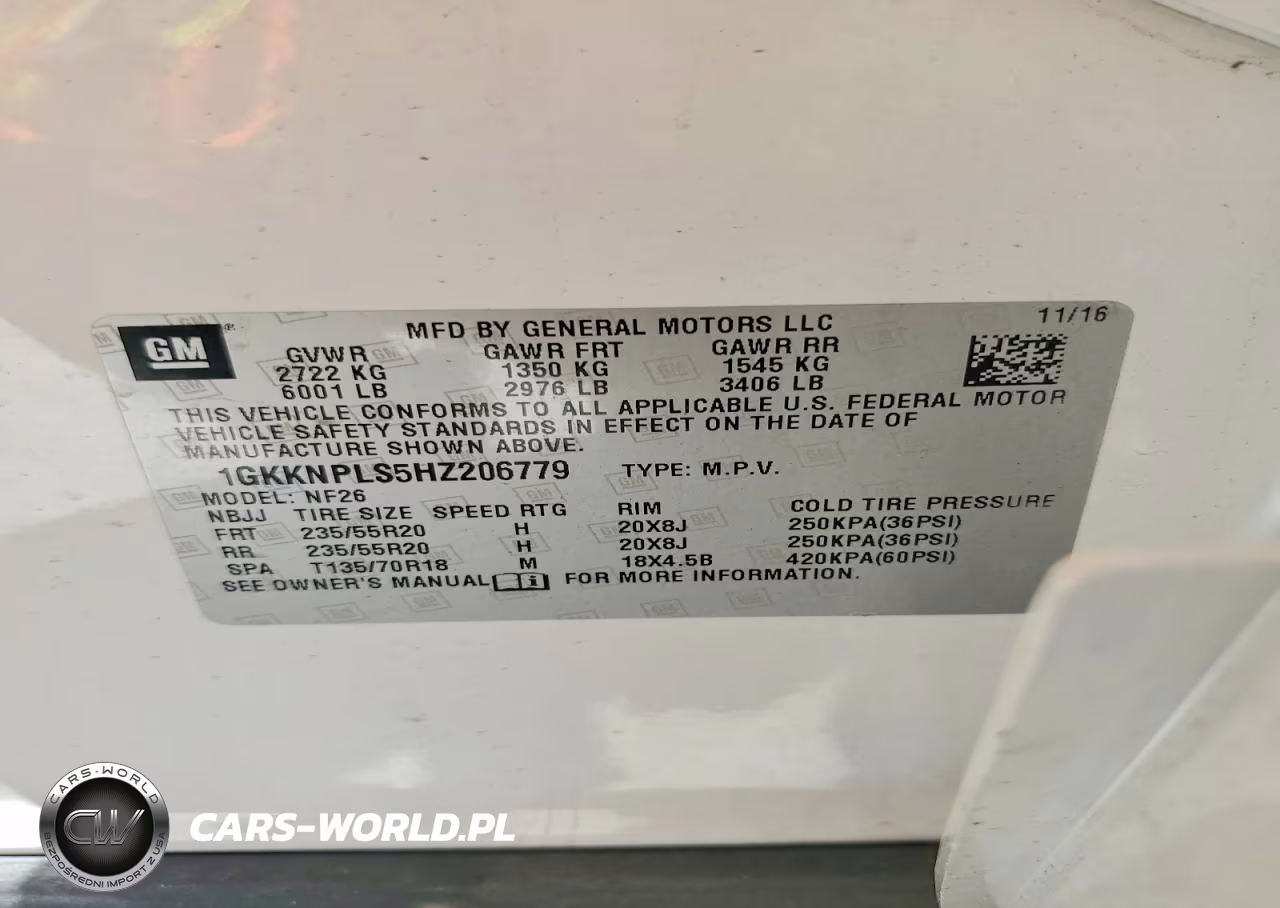 2017 GMC Acadia Denali VIN:1GKKNPLS5HZ206779 - 13