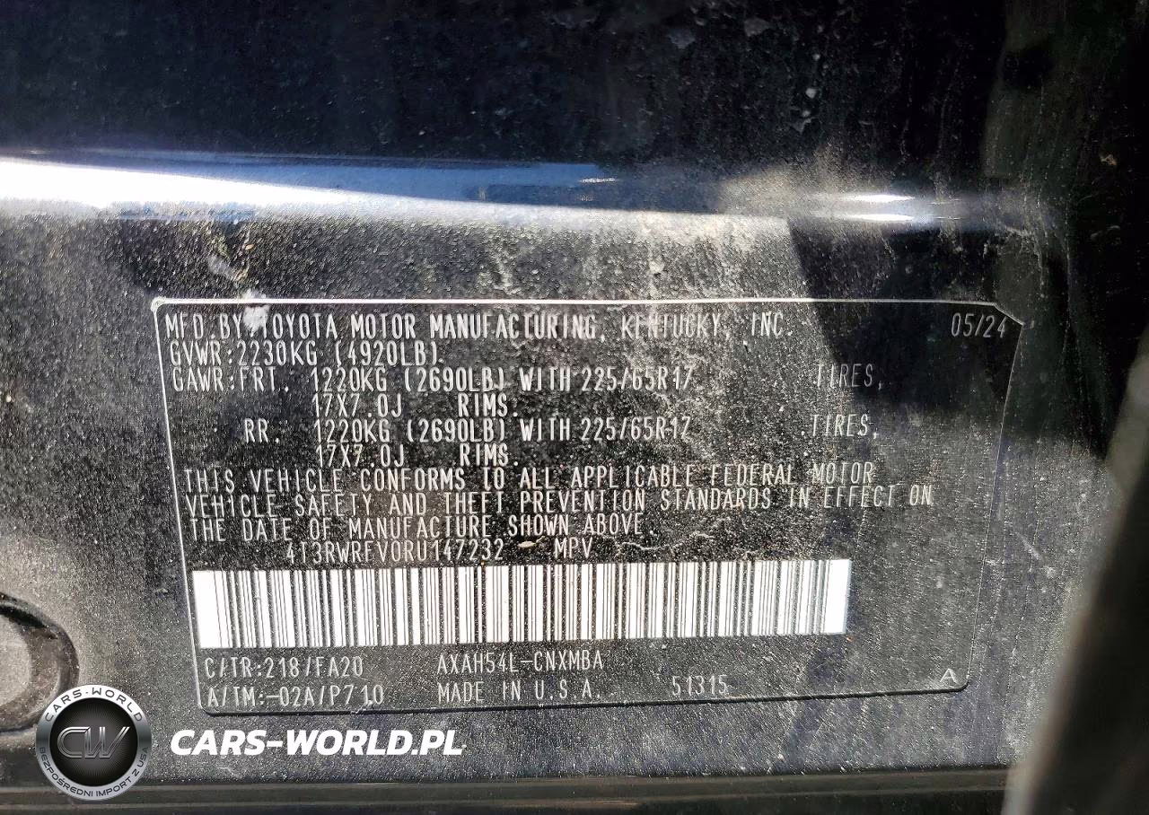 2024 Toyota Rav4 Hybrid Xle VIN:4T3RWRFV0RU147232 - 12