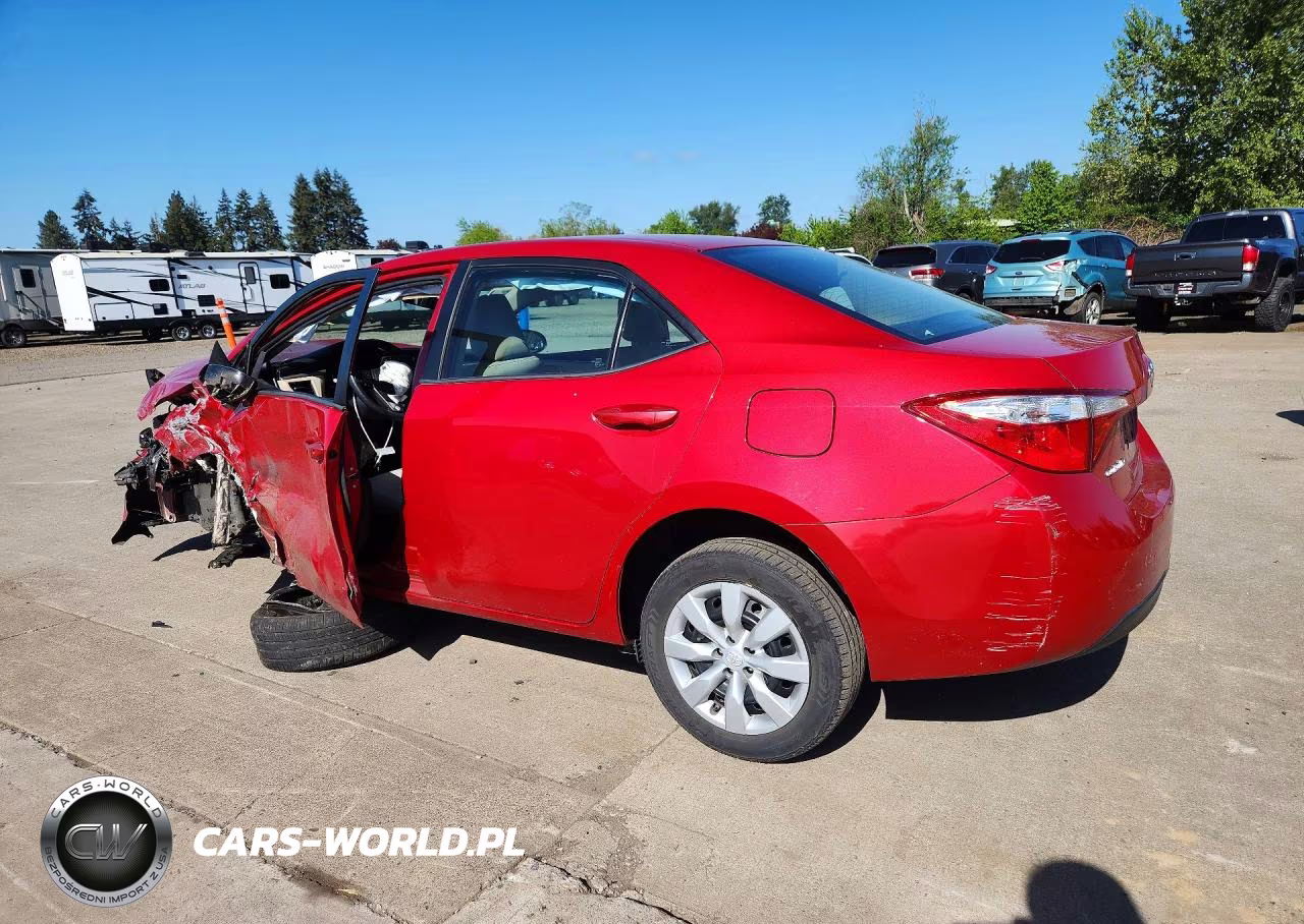 2016 Toyota Corolla Le VIN:2T1BURHE1GC550132 - 2