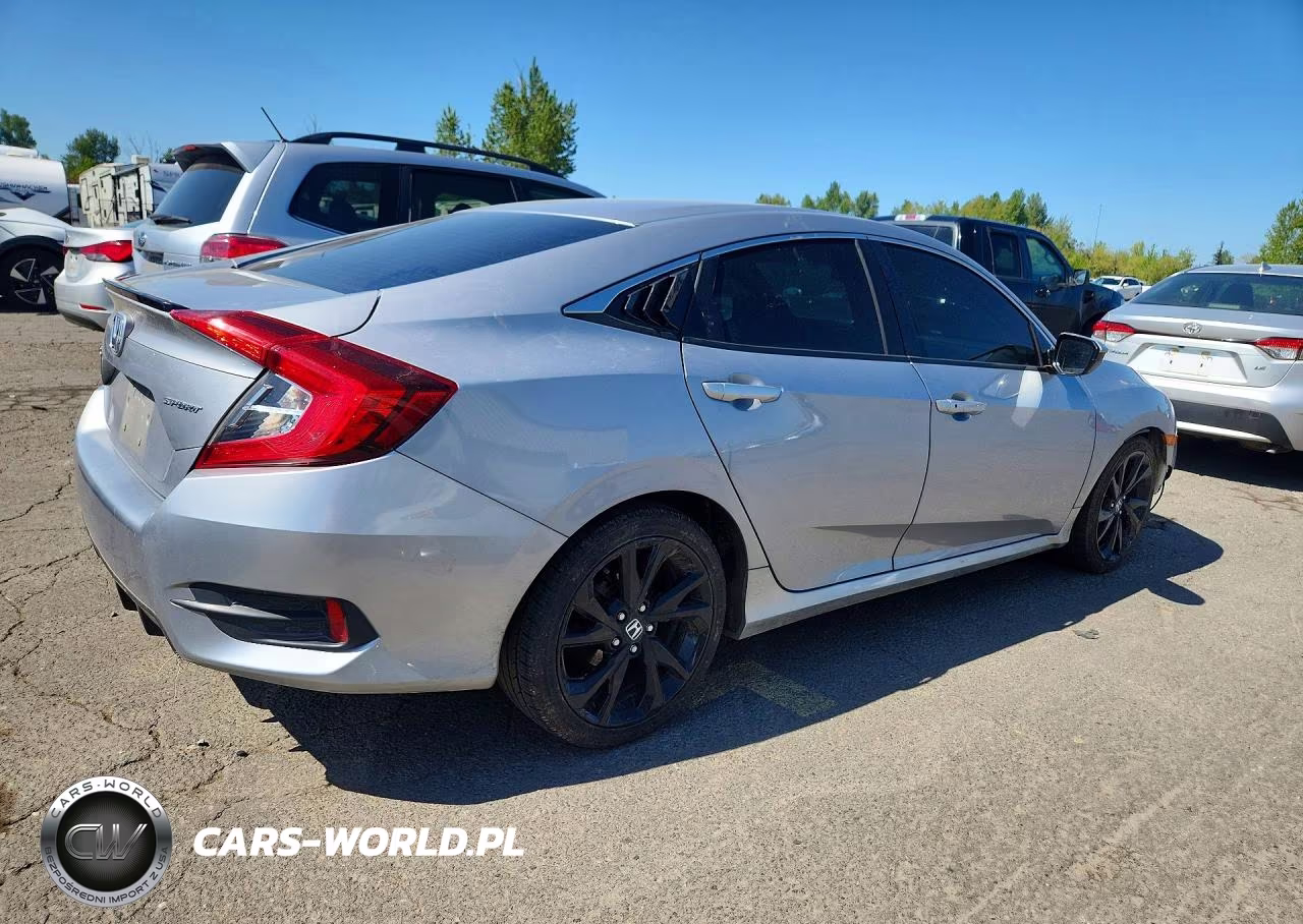 2019 Honda Civic Sport VIN:2HGFC2F84KH601258 - 3