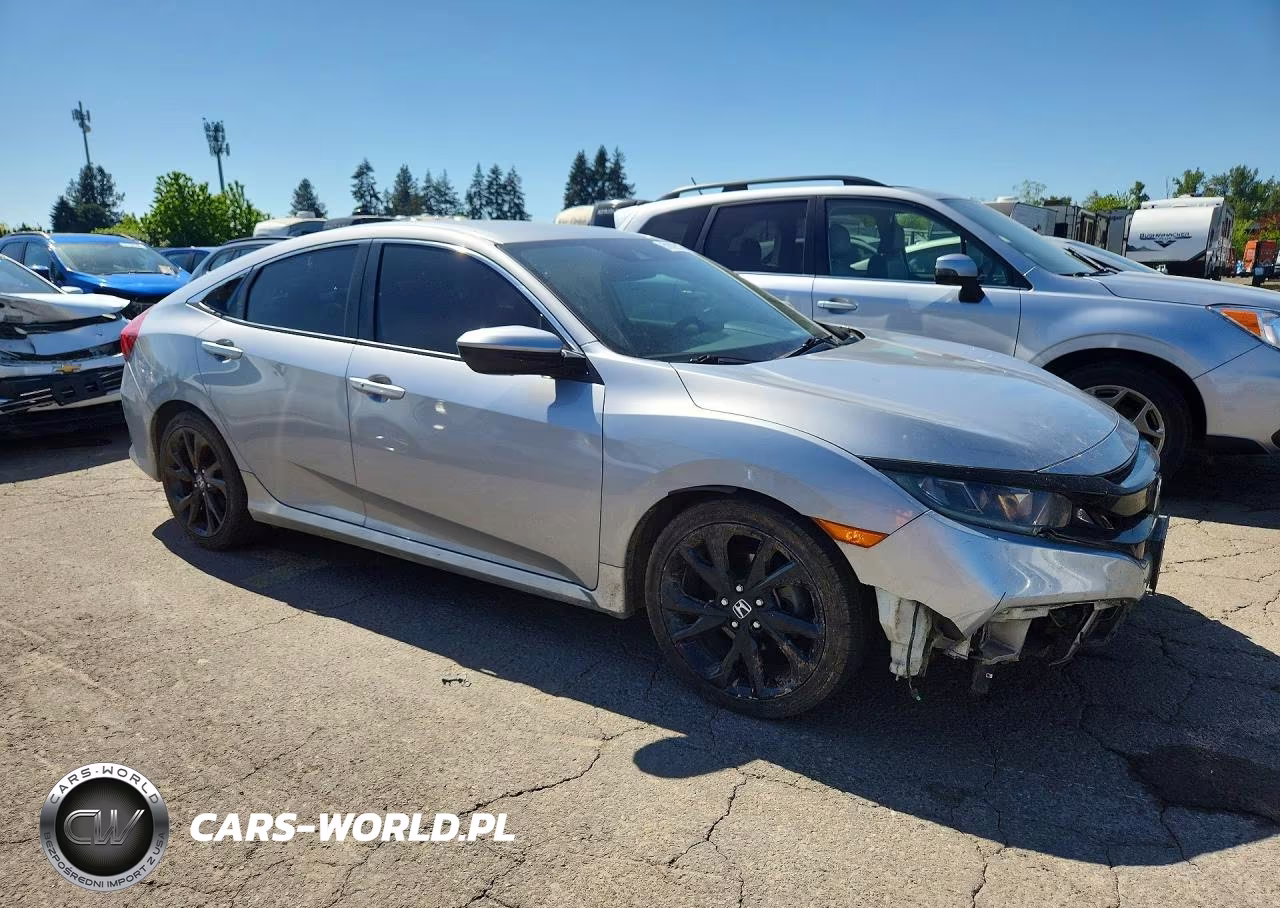 2019 Honda Civic Sport VIN:2HGFC2F84KH601258 - 4